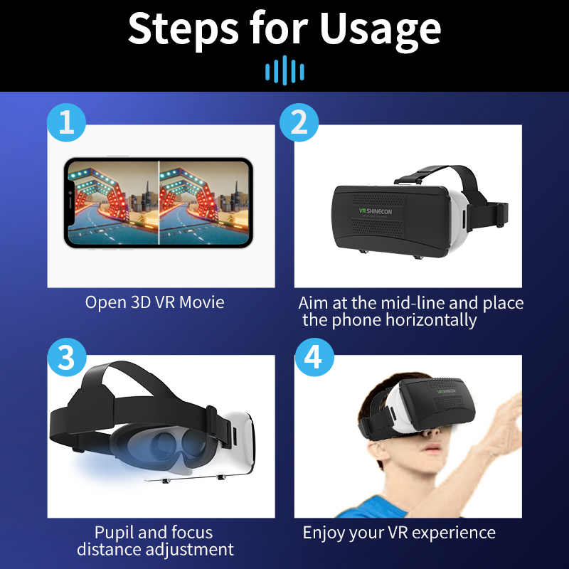 VR Glasses 3D Headset Virtual  - огляд і ціна Vr Headset Pc