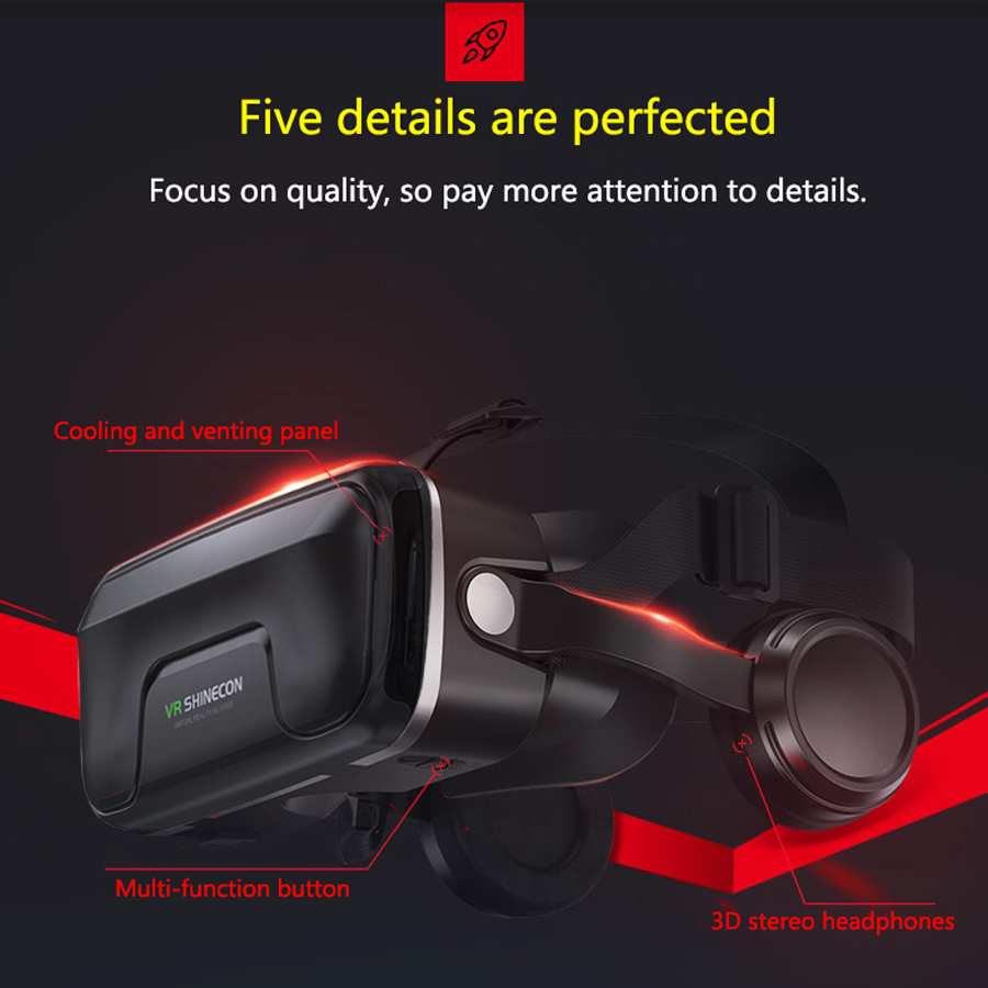 Shinecon Viar 3D Virtual Reali - огляд і ціна Vr Headset Pc